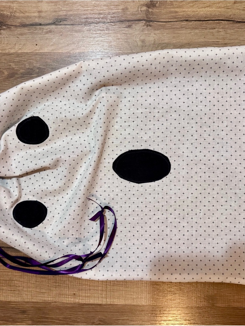 Kids pillowcase drawstring trick or treat bag